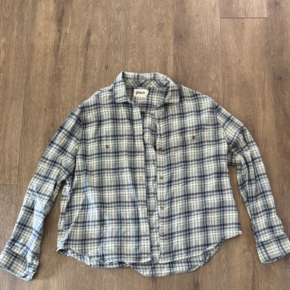Pact Tops - Pact Women’s Flannel - L